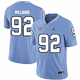 North Carolina Tar Heels 92 Sylvester Williams Blue College Football Jersey Dzhi,baseball caps,new era cap wholesale,wholesale hats